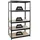 Proregal Schwerlastregal Metall 180x100x60 cm Schwarz