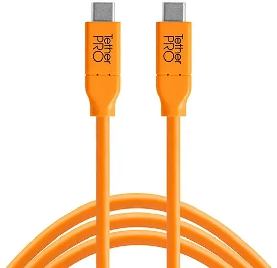 Tether Tools TetherPro USB-C an USB-C 1m H-VIS orange