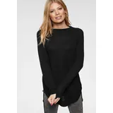Aniston CASUAL Rundhalspullover Schwarz 40