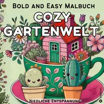 tredition Cozy Malbuch für Erwachsene 1 St. Garten
