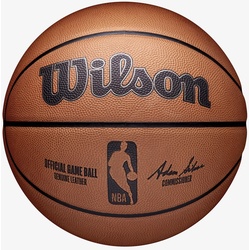 Basketball NBA Official Game Ball Grösse 7 braun, EINHEITSFARBE, 7