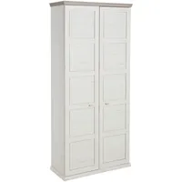 Hom ́in CAMRON 90,2 x 196,7 x 38,5 cm grau/weiß