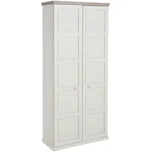 Hom ́in CAMRON 90,2 x 196,7 x 38,5 cm grau/weiß