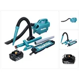 Makita DCL 184 M1 Akku Staubsauger 18 V 54 mbar 0,5 l + 1x Akku 4,0 Ah - ohne Ladegerät