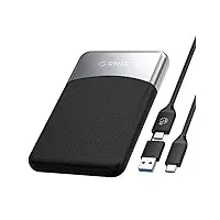 ORICO 1 TB Externe SSD mit 2 in 1 USB C Kabel, Externe Festplatte SSD USB 3.2 Gen 1 bis zu 460MB/s, Portable SSD für USB-C Smartphone, PC, Tablet, Labtop - M25PRO