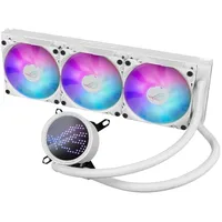Asus ROG Ryuo III 360 ARGB White Edition All-in-One-Flüssig-CPU-Kühler (3x adressierbare 120 mm Radiatorlüfter, Anime Matrix-LED-Anzeige, Intel LGA 1700, 115x, 1200 & AM4, AM5-Sockel, weiß)