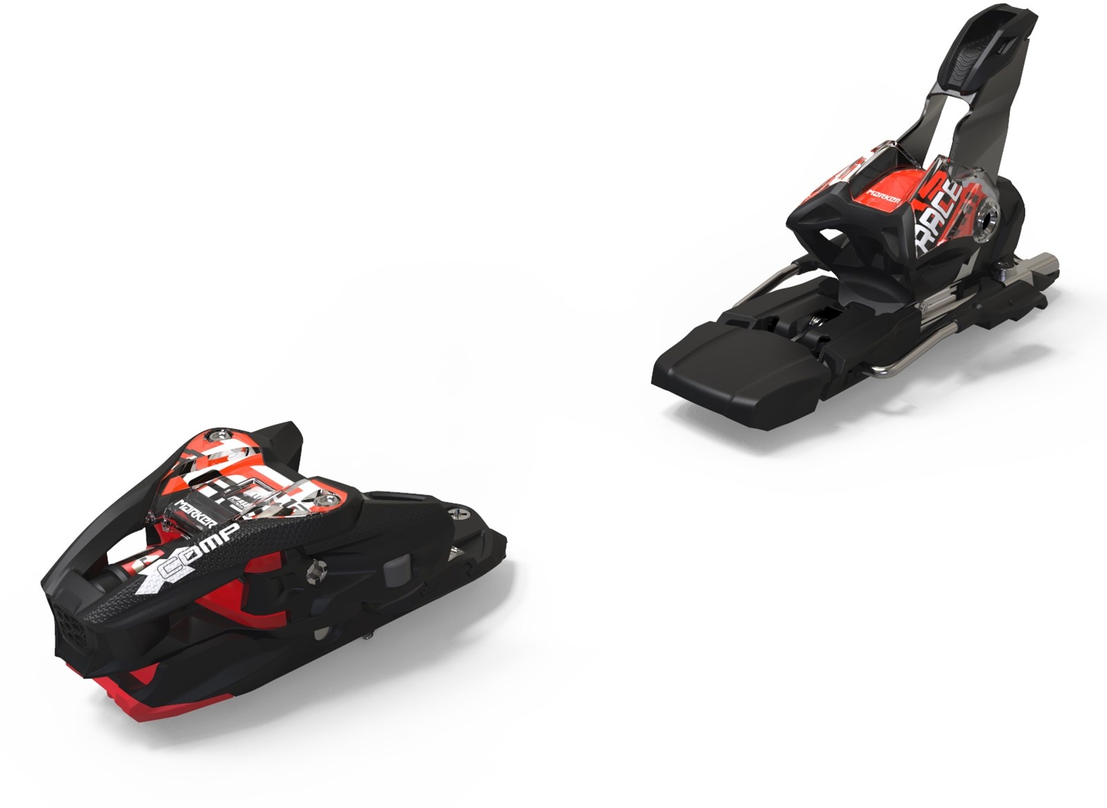 MARKER Xcomp 12 black flo red Racing Skibindung