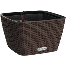 LECHUZA Bacino Cottage Komplettset 30 x 30 x 18 cm mokka