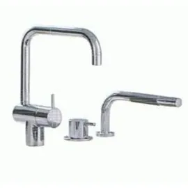 Vola Eingriffmischer KV1-500T1, mit versenkbarer Handbrause, chrom, KV1-500T1-16