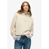 Superdry Kapuzensweatshirt Metallic Beige S