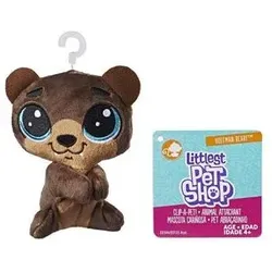 HASBRO E0135EU4 - E0344EU40 Littlest Pet Shop Klammertierchen aus Plüsch Hoffmann Beary