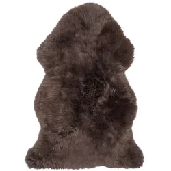 WARM & COMFY Schaffell 100 cm, walnut Wolle Braun Dunkelbraun cm