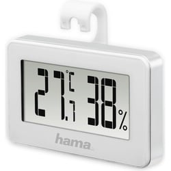 Hama Mini, Thermometer + Hygrometer, Weiss