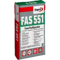 Sopro FaserFließSpachtel FAS 551, Fliessspachtel, 25 kg