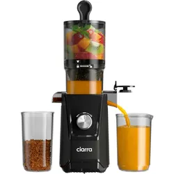 CIARRA Entsafter, 1.2 L Kaltpress-Entsafter für Gemüse und Obst, 200W Slow Juicer, mit 108 mm Öffnung Elektrische Saftpresse