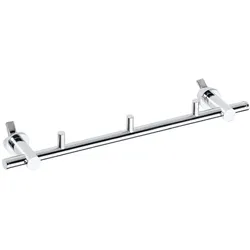 Brillantbad BAWELL Heizkörperhandtuchhalter Messing Chrom 90x355x40 mm für Bad & Küche >> zum Festschrauben