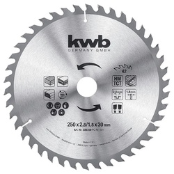 kwb Kreissägeblatt Spanplattenkreissägeblatt Ø 250 x 30 mm
