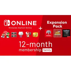 Nintendo Switch Online + Erweiterungspaket Mitgliedschaft 12 Monate (Familien)