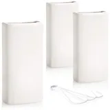 COM-FOUR com-four® 3x Luftbefeuchter Heizung - Heizkörper Luftbefeuchter in weiß - Heizung Wasserverdunster aus Keramik