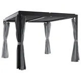 MWH Das Original Curtano Pavillon 3 x 3 m Schwarz