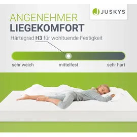 Juskys Kaltschaummatratze 90 x 200 cm H3
