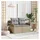 vidaXL Gartensofa Loungesofa beige