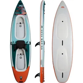 Aqua Marina Cascade Tandem All-Around 400 x 81 x 15 cm grau/türkis