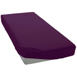 bellana Spannbettlaken Mako-Jersey exclusiv 140 x 200 - 160 x 200 cm violett