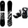 F2 Set Snowboard Blackdeck Schwarz 162w cm + Sonic Pro Bindung L