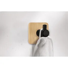 KLEINE WOLKE Bamboo Pin Hook One Klebehaken Braun