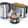 Arendo Wasserkocher 1,5 l Silber