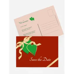 Save-the-Date Karten selbst gestalten mit Spruch und Fotos im Onlinedesigner bei Meine-Kartenmanufaktur.de