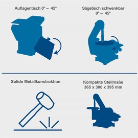 SCHEPPACH Band- und Tellerschleifer BTS700 250 W 230V/50 Hz