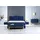 JV Möbel Schlafzimmer Set Bett Blau Hocker Kommode, Design Luxus 2x Nachttische 5tlg. Neu