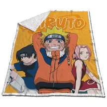 Aymax Naruto Kuscheldecke 120 x 150 cm Gelb