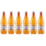 6x San Pellegrino Aranciata Zero Erfrischungsgetränk mit Orangengeschmack 750ml