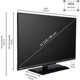 Toshiba 32WV3E63DA 32" LED HD-Ready VIDAA TV
