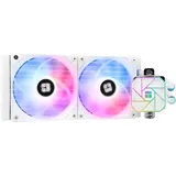 Thermalright AQUA ELITE 240 Weiß V3 Flüssig-CPU-Kühler, Doppel-PWM-ARGB-Lüfter mit S-FDB-Lagern, effiziente PWM-gesteuerte Pumpe, für AMD/AM4/AM5, Intel LGA1150/1151/1200/1700/1851