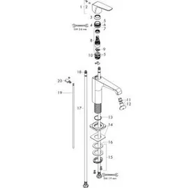Hansgrohe Citterio E Einhandmischer Mattschwarz