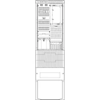 ABN Zähleranschlusssäule 1 ZP, APZ, 5pol HLAK 25qmm, IP54