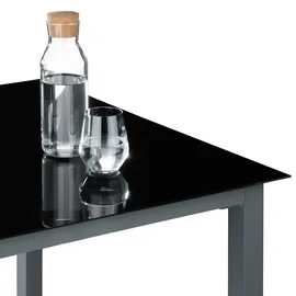 Tectake Aluminium Set 9-tlg. dunkelgrau