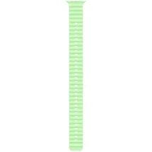Apple Watch Ultra Ocean Armband 49 mm Verlängerung Neongrün Titan Natur