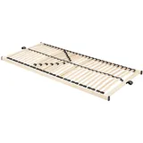Boxxx Lattenrost, Holz, Buche,Birke, massiv,Schichtholz, 7-Zonen, 90x200 cm, Federholzleisten verleimt, Federleisten mit Duokappen, Mittelgurt, individuelle Liegehärteeinstellung, nicht verstellbar, alternative Größen erhältlich, Schlafzimmer, Lattenroste, Lattenrost starr