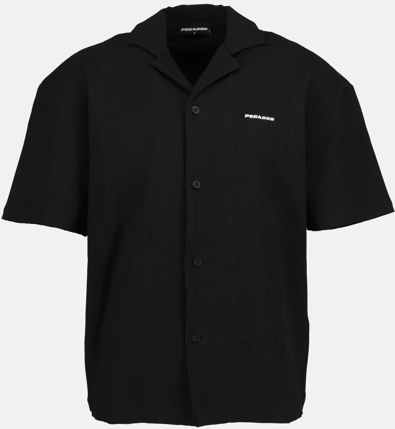 Plissee Sommershirt Troy Schwarz L