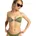 Bandeau-Bikini-Top grün