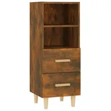 vidaXL Sideboard Räuchereiche 34,5x34x90 cm Holzwerkstoff