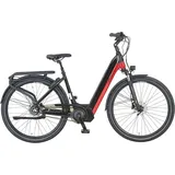 Prophete E-Bike »Geniesser 5.0«, 7 Gang, Shimano, Nexus, Mittelmotor 250 W, (mit integr. Rahmenschloss ART zertifiz.), Pedelec, Elektrofahrrad für Damen u. Herren, schwarz