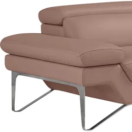 Egoitaliano 2,5-Sitzer Princess, Designsofa und super bequem, tolle Detailverarbeitung, inkl. verstellbarer Kopfteile braun