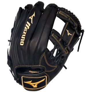 Mizuno Herren MVP Prime Ballhandschuh, Deep 3 Web – Schwarz, 11.75" | Infield