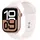GPS 42 mm Aluminiumgehäuse roségold Sportarmband blassrosa S/M